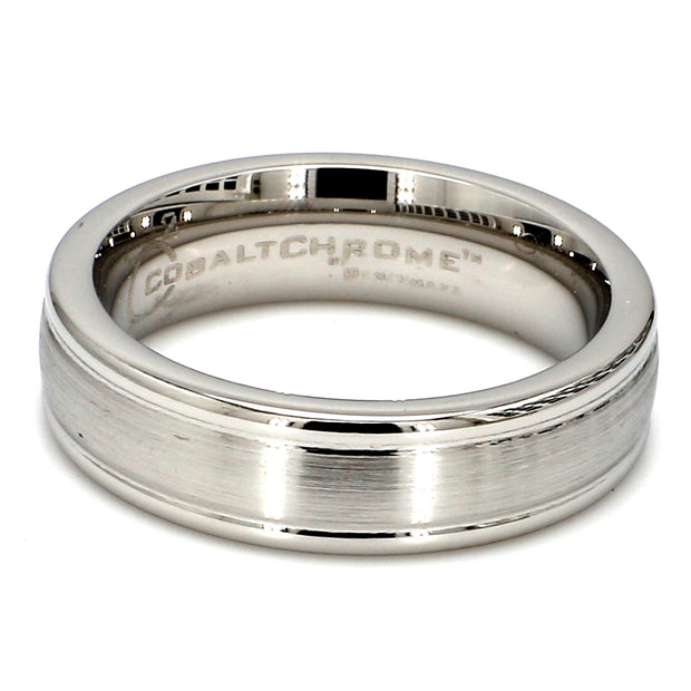 Comfort-Fit Mixed Plain Metal Band