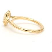 Oval Halo Engagement Ring