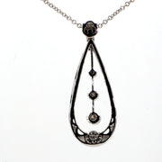 TACORI Dangle Drop Diamond Necklace