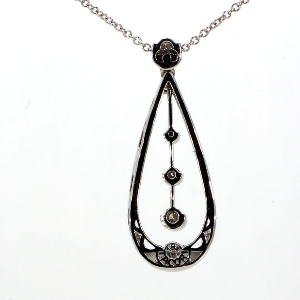 TACORI Dangle Drop Diamond Necklace