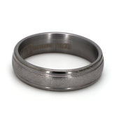 Comfort-Fit Wirebrush Plain Metal Band