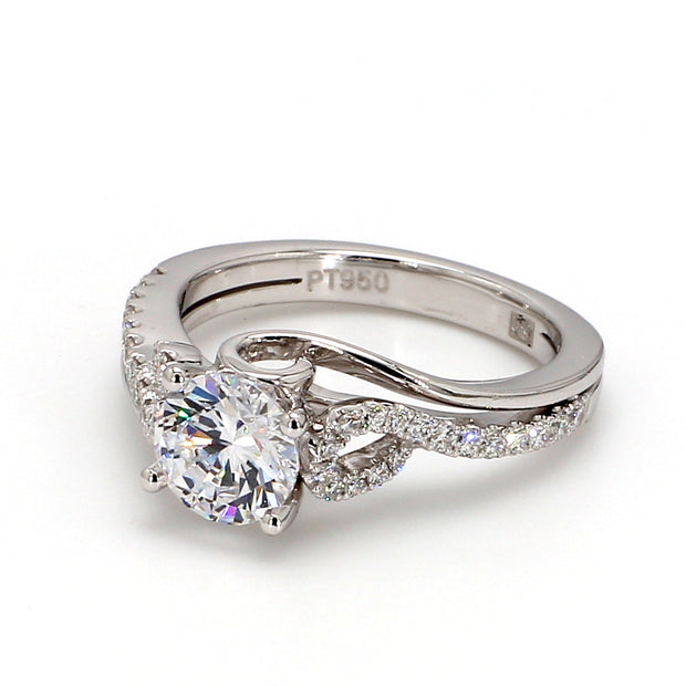 Pave Engagement Ring