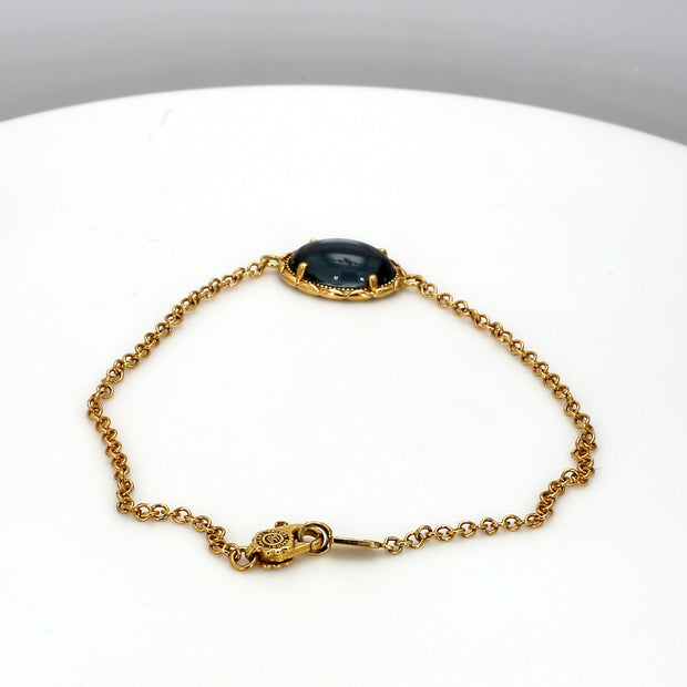 Hematite Chain Gemstone Bracelet