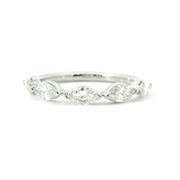 Marquise-Shape Five-Stone Band
