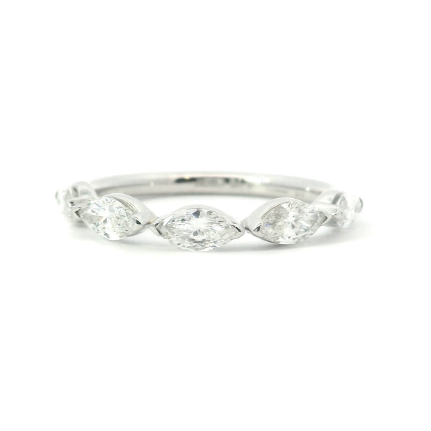 Marquise-Shape Five-Stone Band