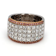 Diamond & Rose Gold Anniversary Band