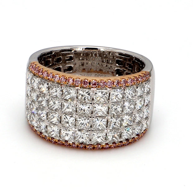 Diamond & Rose Gold Anniversary Band