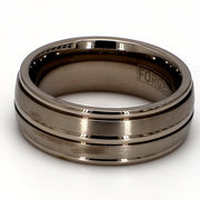 Comfort-Fit Mixed Plain Metal Band