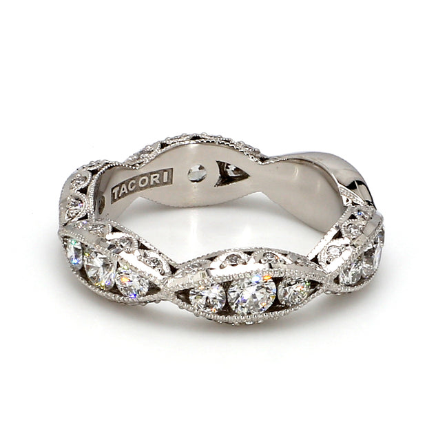 TACORI Classic Crescent Side Profile Eternity Band