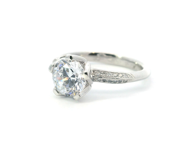 Pave Engagement Ring