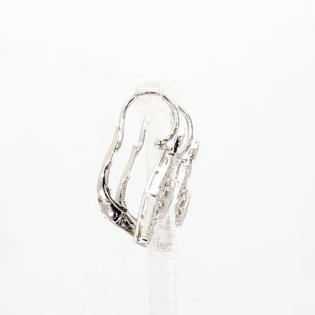Diamond-Shaped Diamond Earrings
