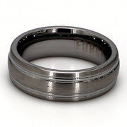 Comfort-Fit Mixed Plain Metal Band