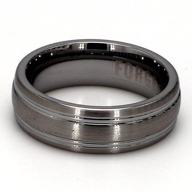 Comfort-Fit Mixed Plain Metal Band