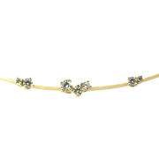 Diamond Cluster Dedicated Pendant Necklace