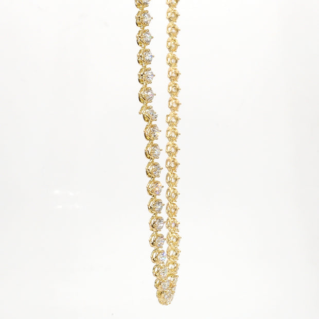 Eternity Bezel Diamond Necklace
