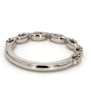 Crescent Side Profile Half-Way Band