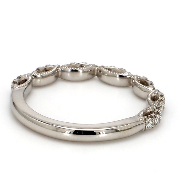 Crescent Side Profile Half-Way Band