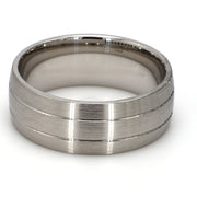 Cobalt White Metal Gent's Band by Ritani