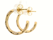 TACORI Crescent Eclipse Diamond Hoop Earrings