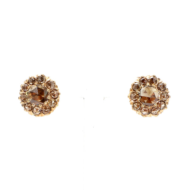 Champagne Diamond Earrings