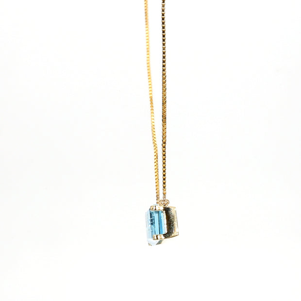 Sky-Blue Topaz Necklace