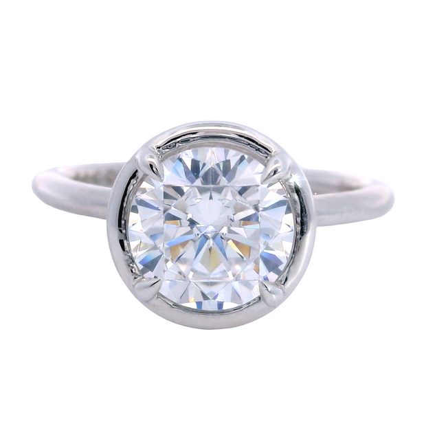Tacori Round Solitaire Illusion Bezel Engagement Ring