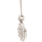 Diamond Encrusted Locket Necklace