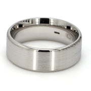 Cobalt White Metal Gent's Band by Ritani