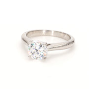 Platinum Solitaire Engagement Ring