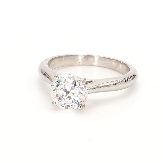 Platinum Solitaire Engagement Ring