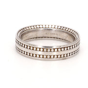 Tubetto Textured Plain Metal Band
