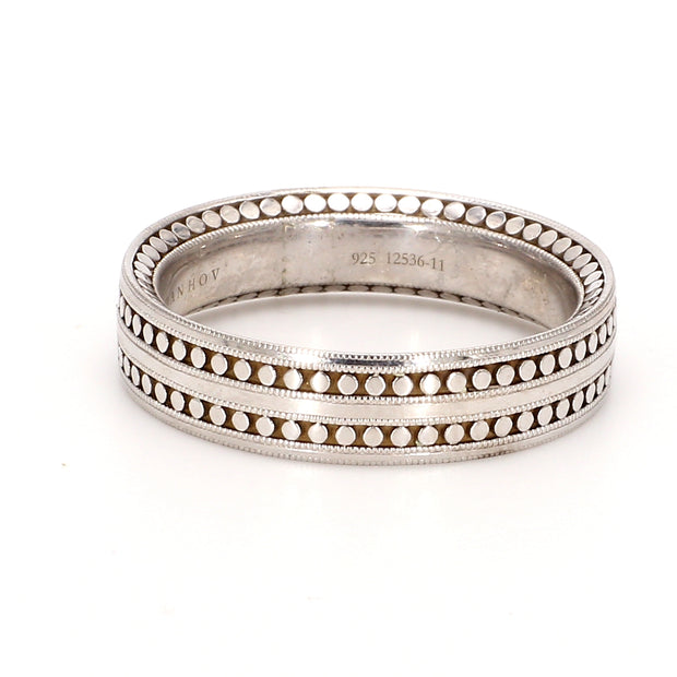 Tubetto Textured Plain Metal Band
