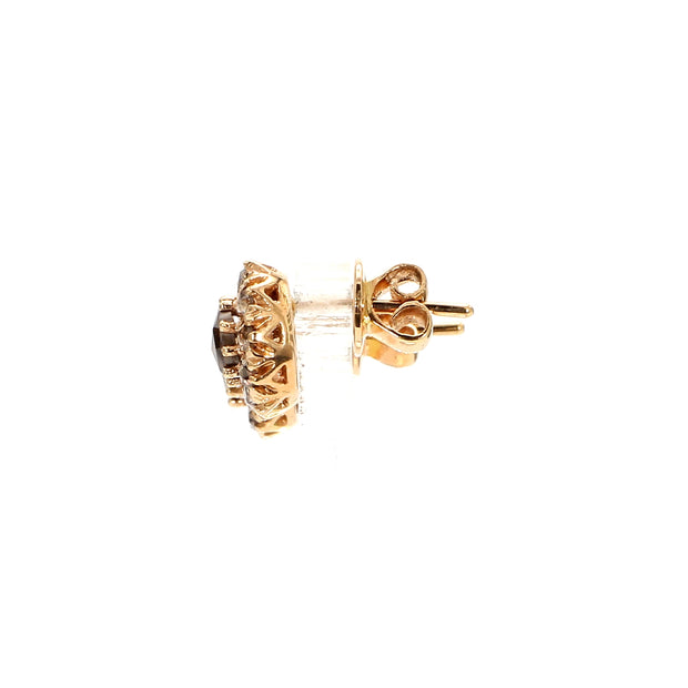 Champagne Diamond Earrings
