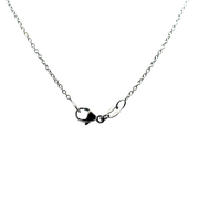 Platinum Princess Cut Diamond Halo Pendant Necklace