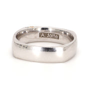 European-Shank Polished Platinum Band