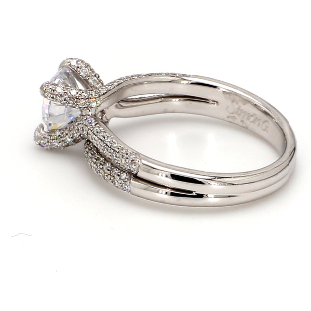 Pave Engagement Ring