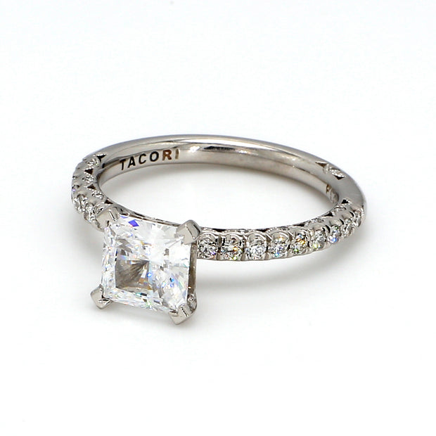 TACORI Petite Crescent Pave Engagement Ring