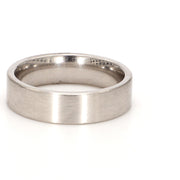 Comfort-Fit Matte Plain Metal Band