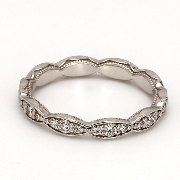 TACORI Sculpted Crescent Marquise-Shape Eternity Band