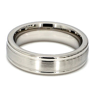 Comfort-Fit Mixed Plain Metal Band