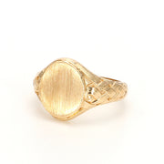Signet Metal Fashion Ring