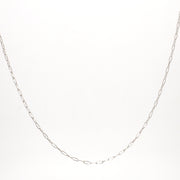 Oval Chain Metal Necklace