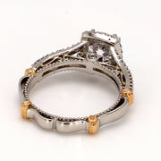Platinum Halo Engagement Ring by Verragio
