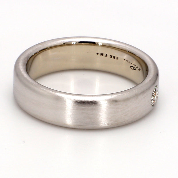 Beveled Matte Diamond Band