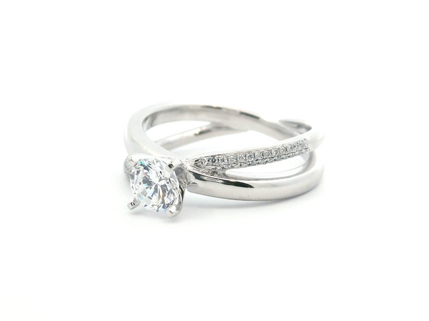 Pave Engagement Ring