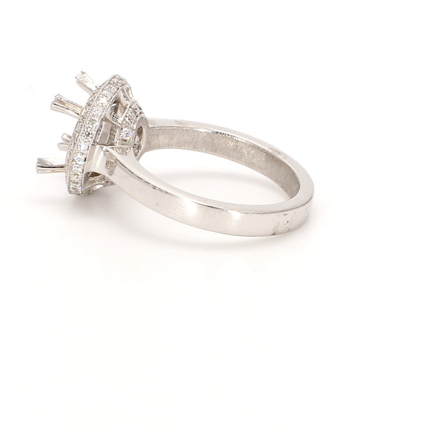 Halo Engagement Ring