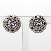 TACORI Classic Crescent Vintage Stud Diamond Earrings