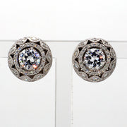 Vintage Stud Diamond Earrings