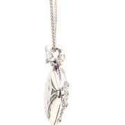 Diamond Encrusted Locket Necklace