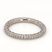 4-Prong Side Detail Eternity Band